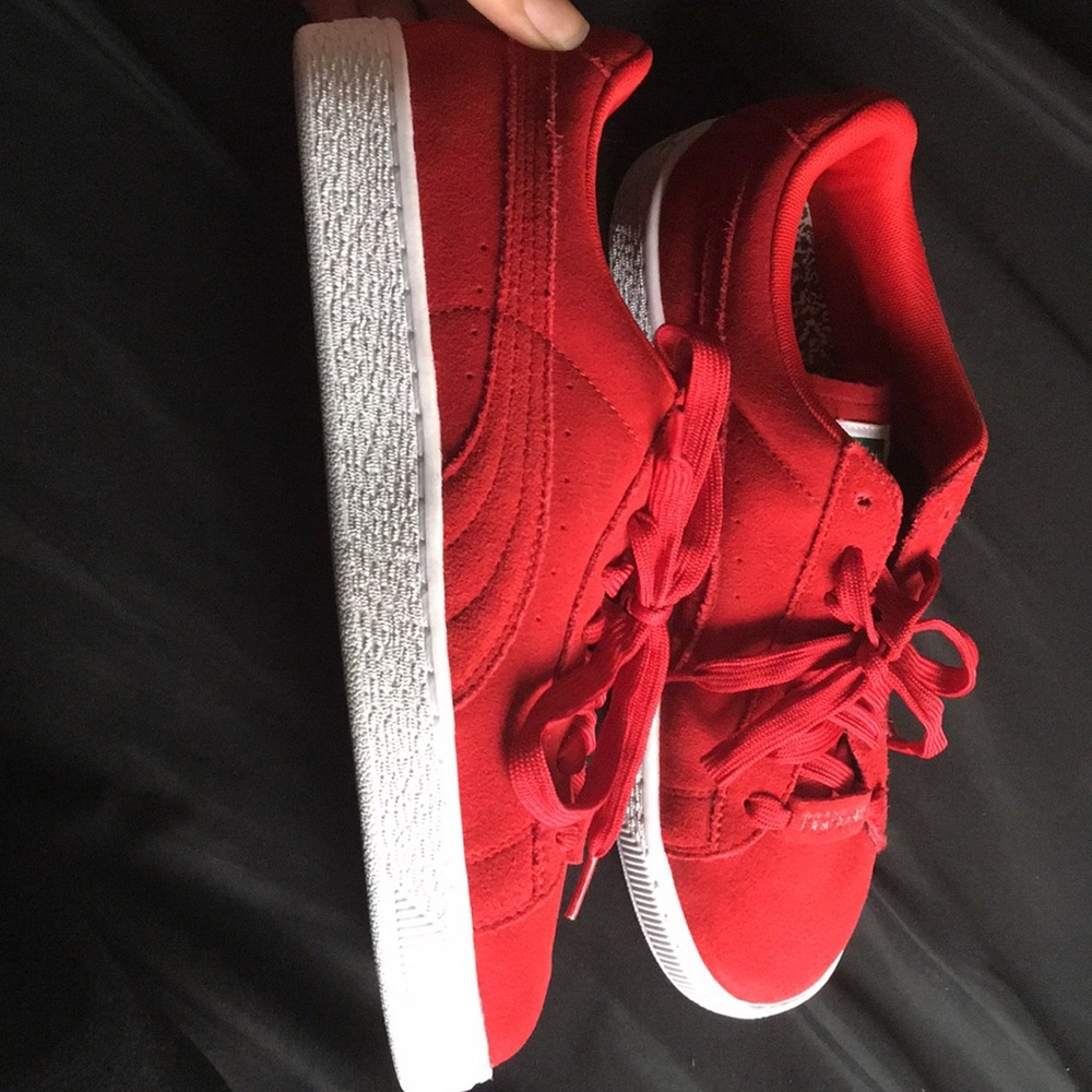 Red Puma Suedes